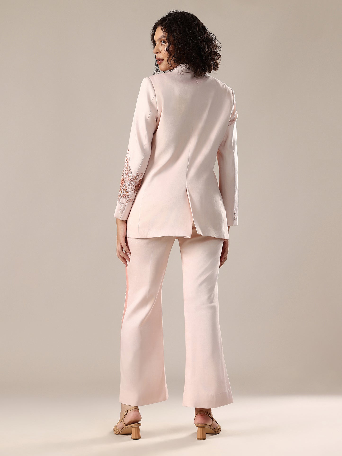 Pant Suit Set - Blush