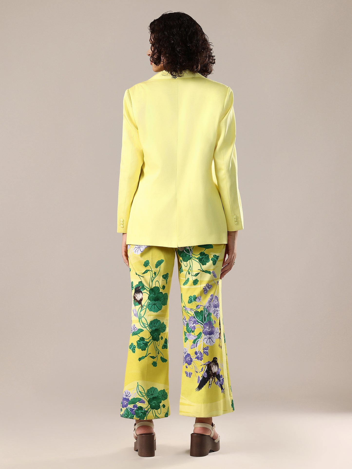 Pant Suit Set - Yellow
