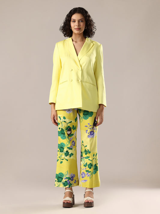 Pant Suit Set - Yellow