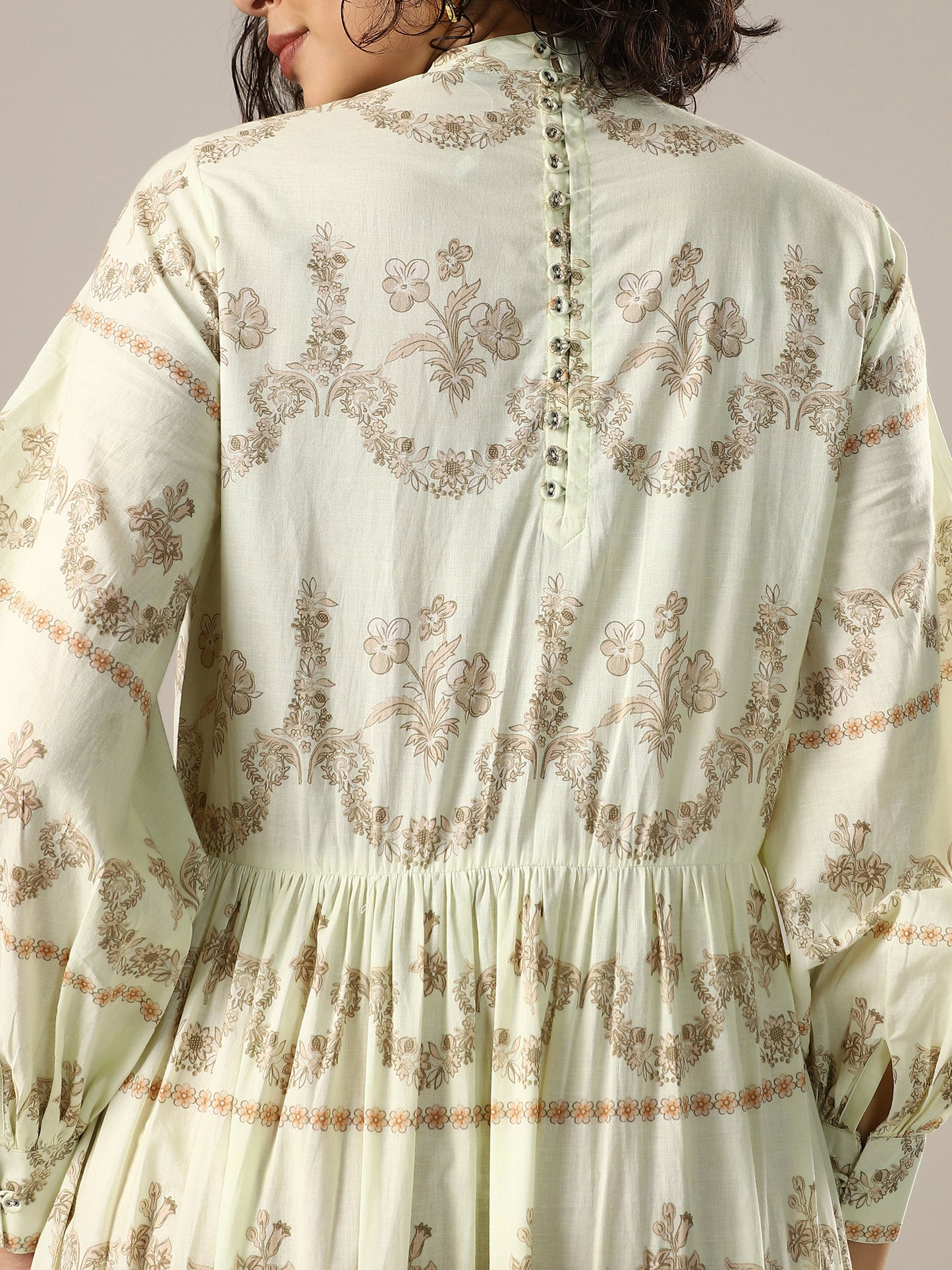 Tiered Long Dress - Yellow