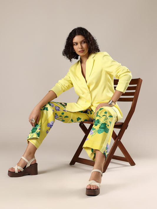 Pant Suit Set - Yellow