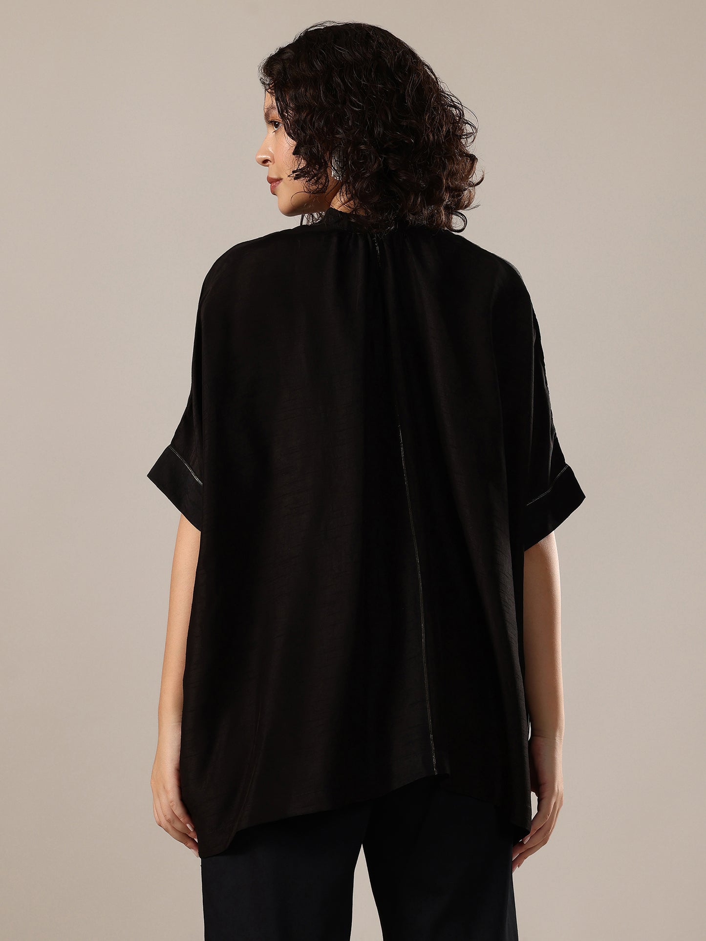 Embroidered Co-Ord Set - Black