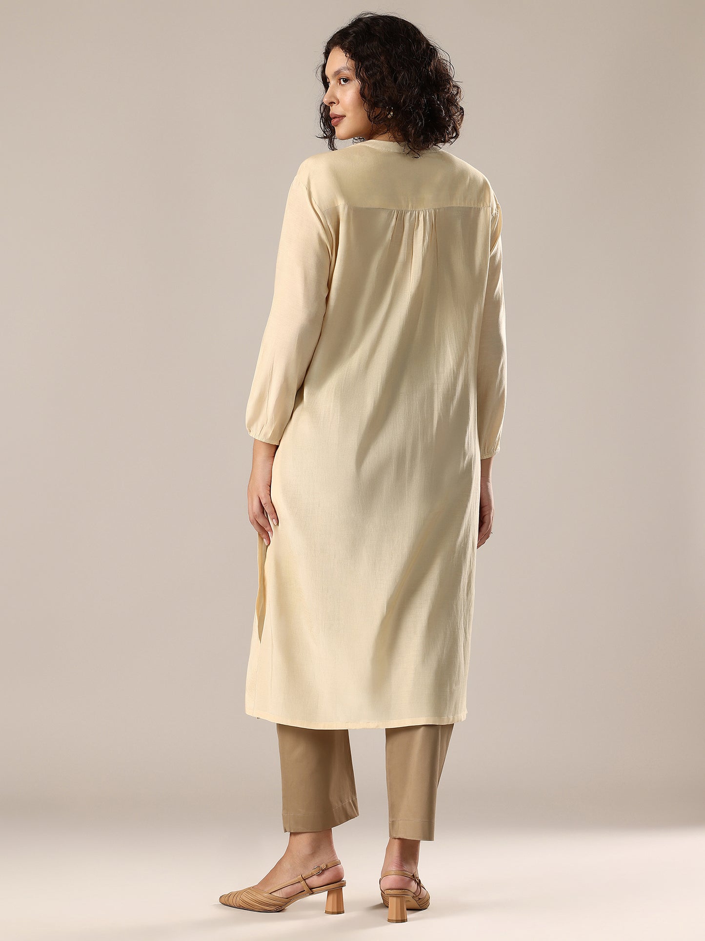 Embelished Co-Ord Set - Light Yellow