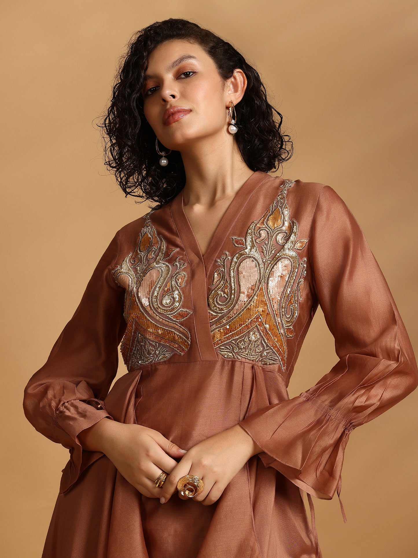Kurta Set - Cocoa